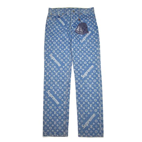 supreme louis vuitton pants price|Louis Vuitton supreme foulard.